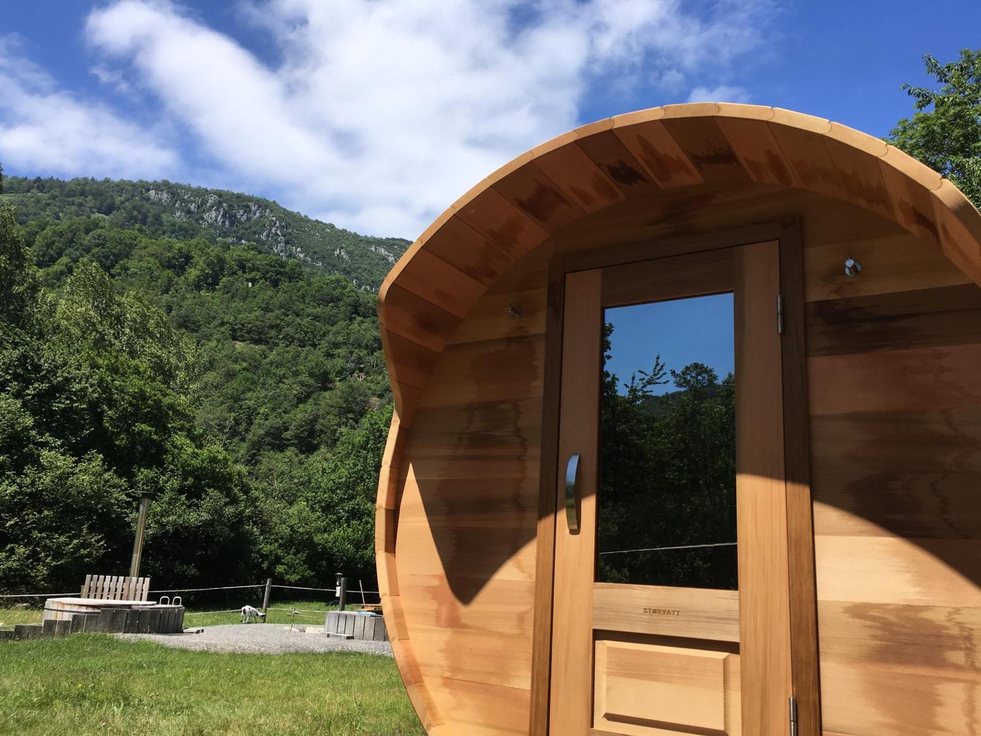 Les Marmottes Pour 12 Avec Bain Nordique Privatif Villa Camous Kültér fotó
